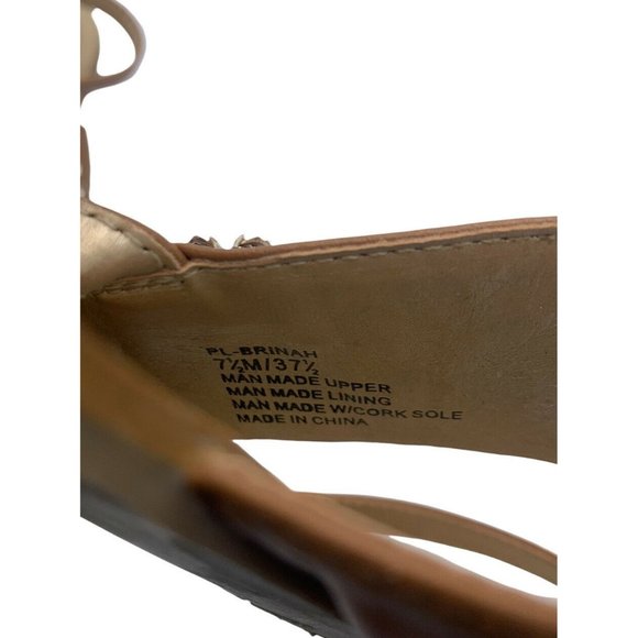 BCBGeneration BRINAH Size 7.5 M Brown Embellished Sandals - Picture 6 of 7